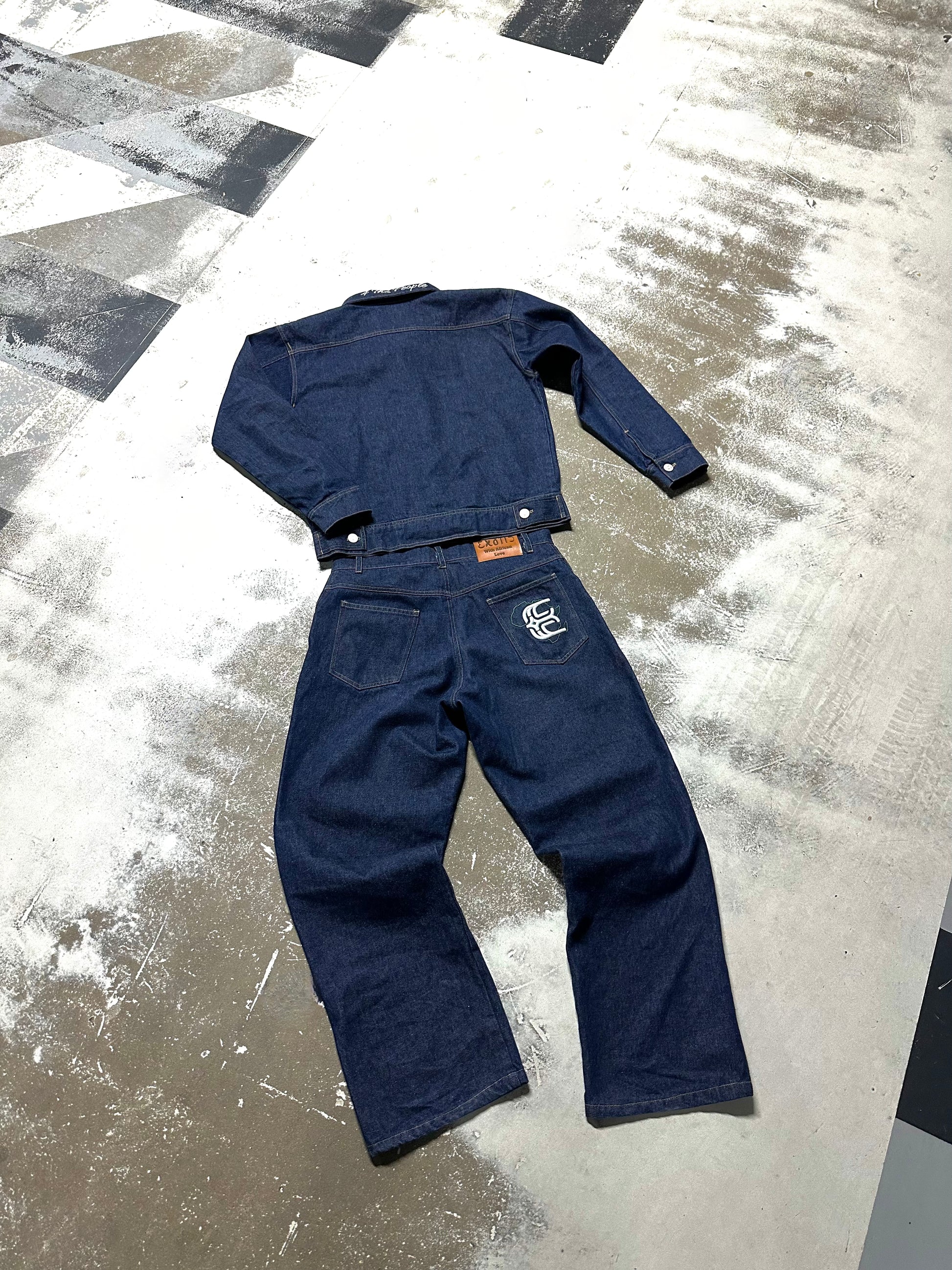 Exotic Denim Pants