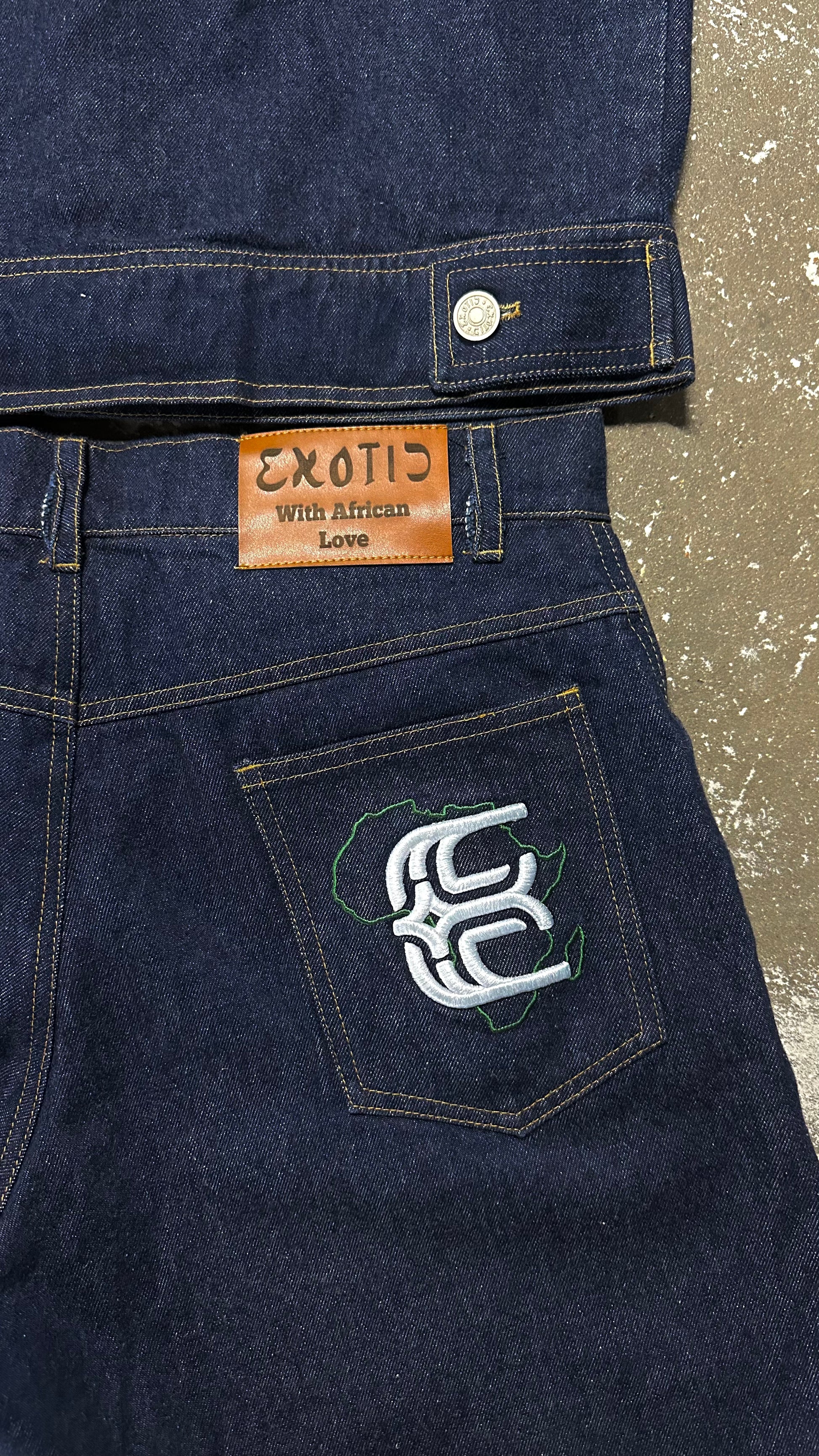 Exotic Denim Pants