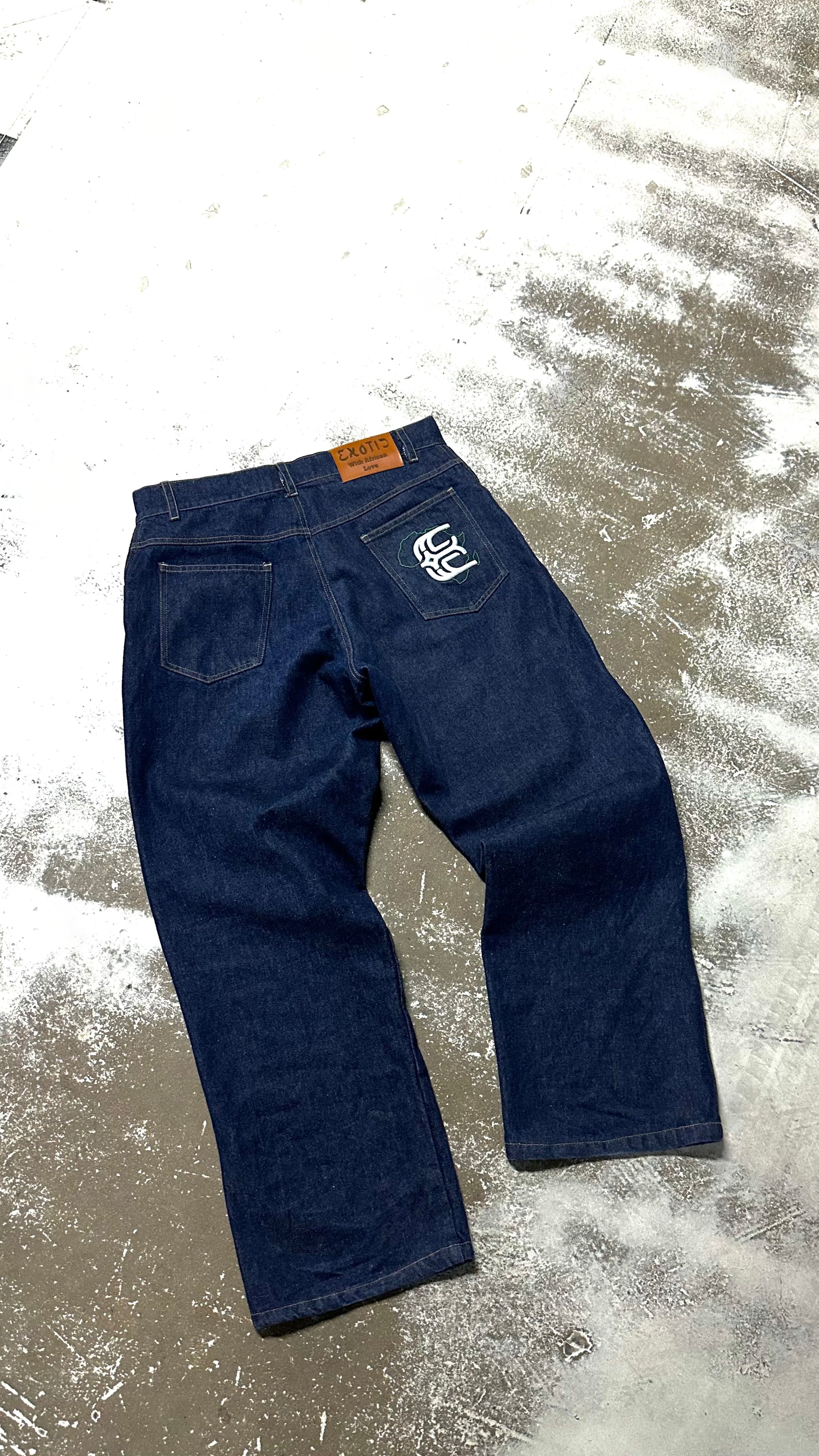 Exotic Denim Pants