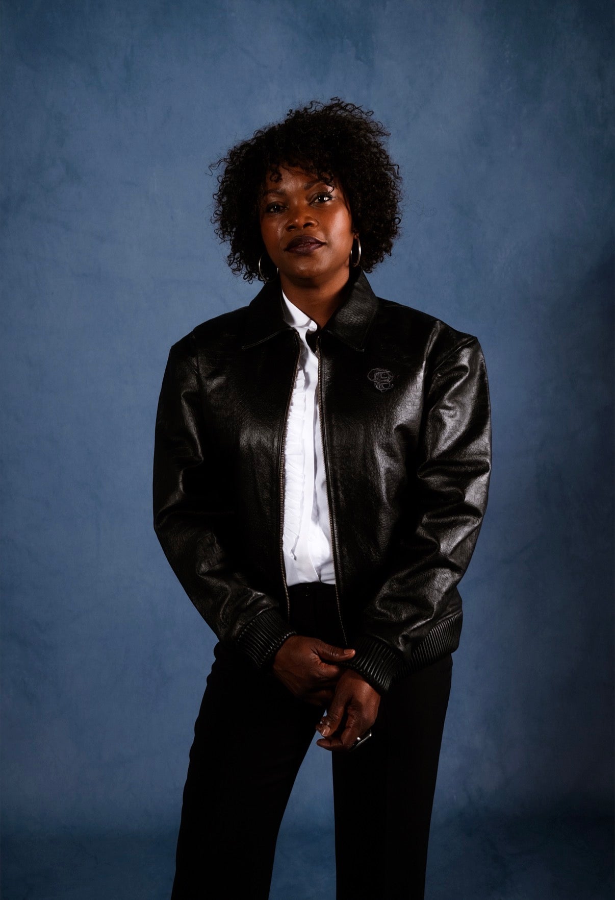 CROC LEATHER JACKET