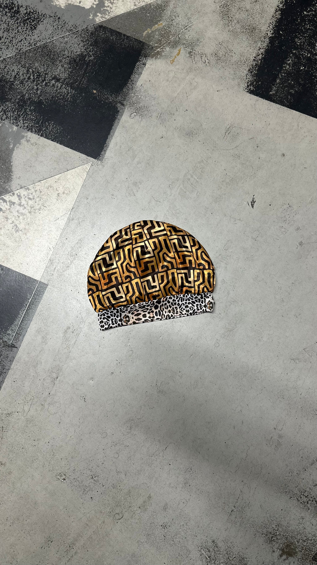 SKULL CAP EN SATIN EXOTIC