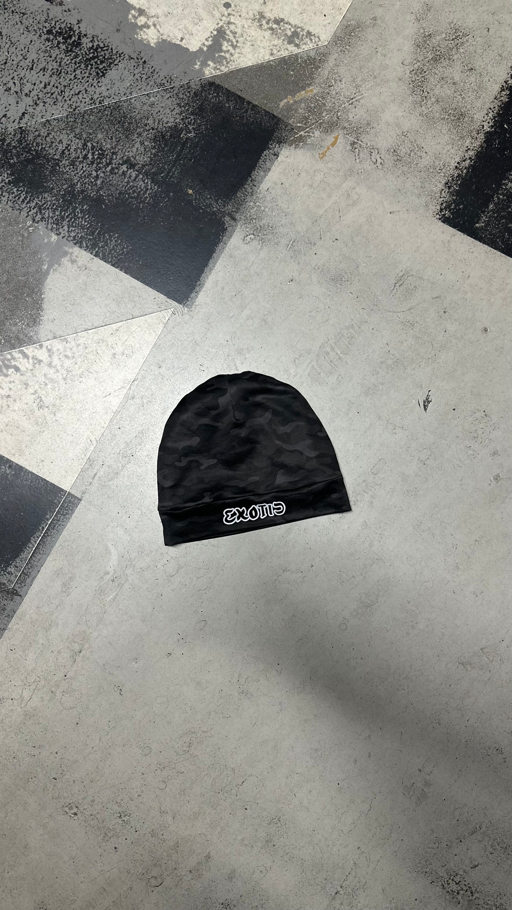 SKULL CAP EN SATIN EXOTIC