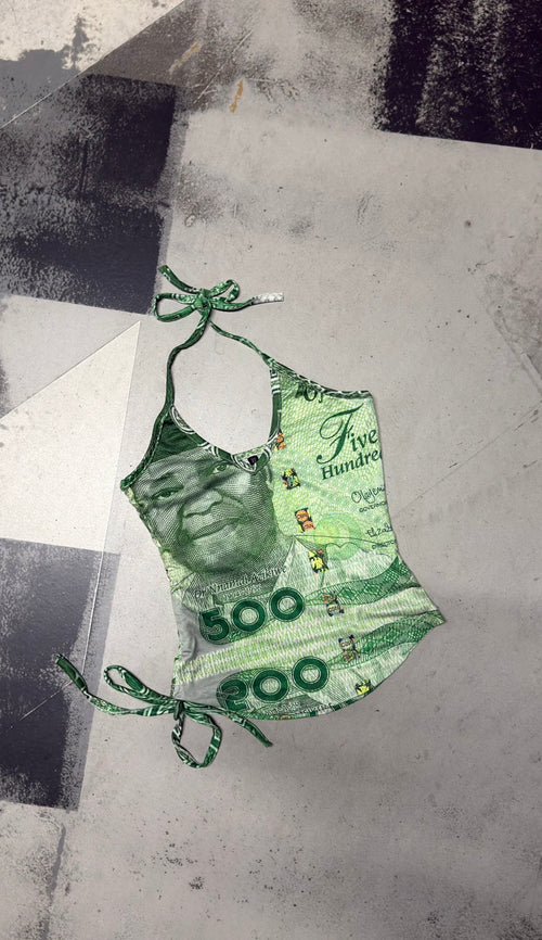 Currency tank tops