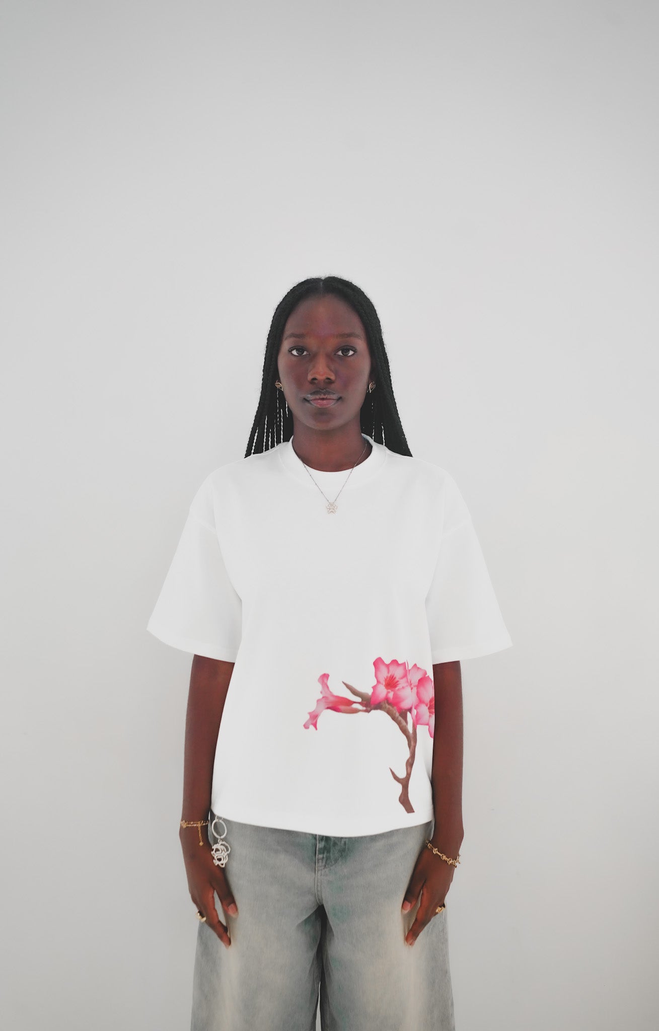 Exotic flowers tee