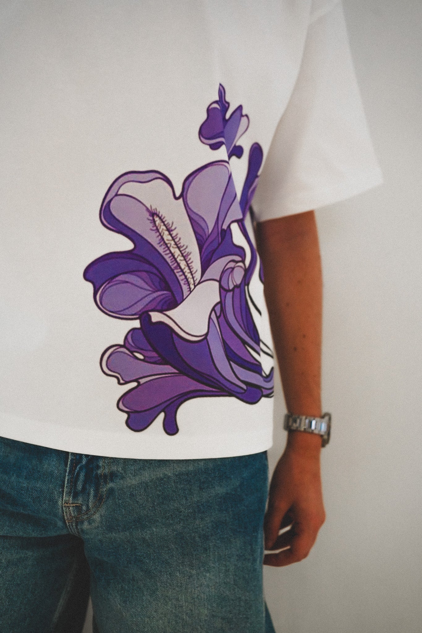 Exotic flowers tee